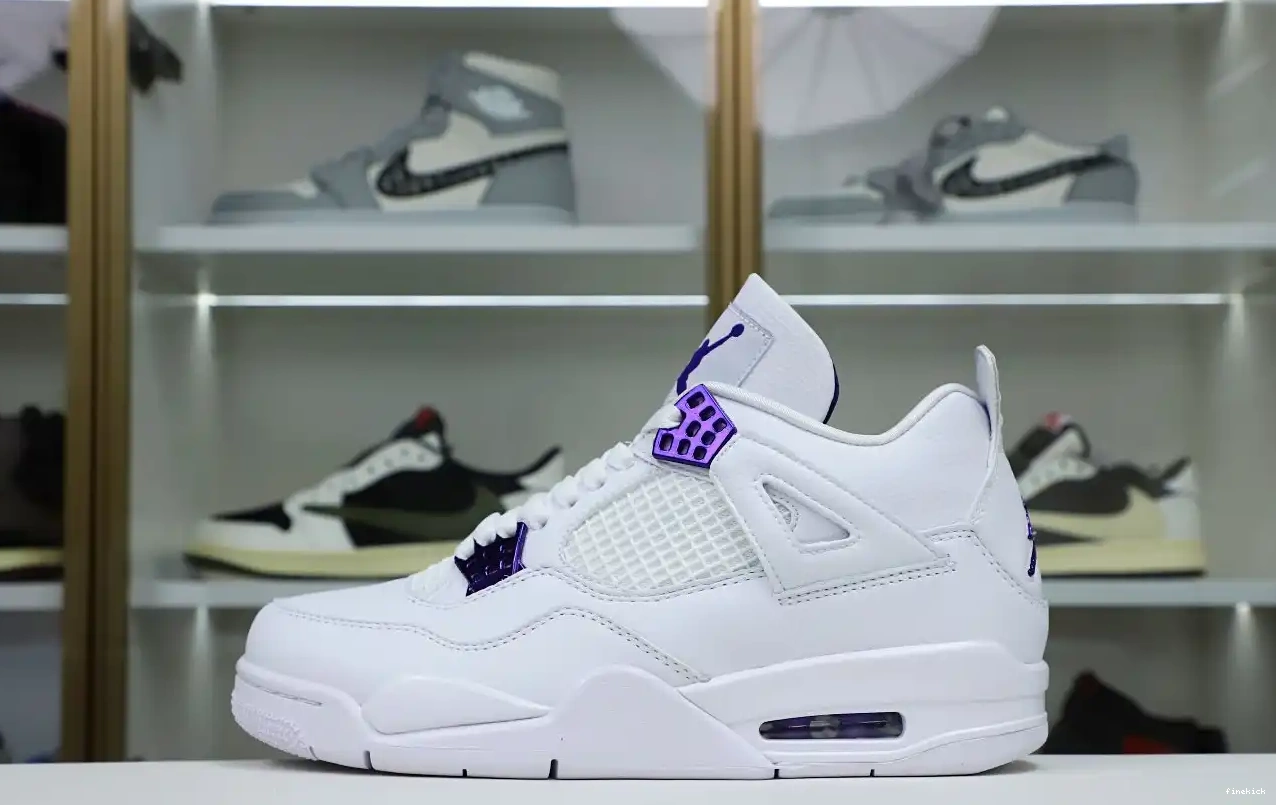 4 JORDAN METALLIC PURPLE AIR 0503